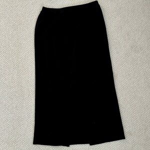 Karen Kane 0X Elegant Black Maxi Skirt With Slit
